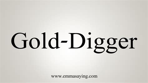 How to say gold digger in Chinese 